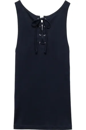Prada Tanktop mit Schnürung