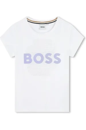 HUGO BOSS T-Shirt mit geflocktem Logo