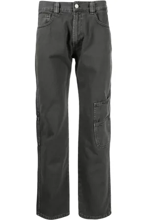 Trussardi Halbhohe Straight-Leg-Hose