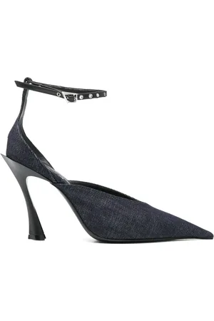 MUGLER Denim-Mules 95mm