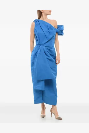 Alexander McQueen Drapiertes Midikleid