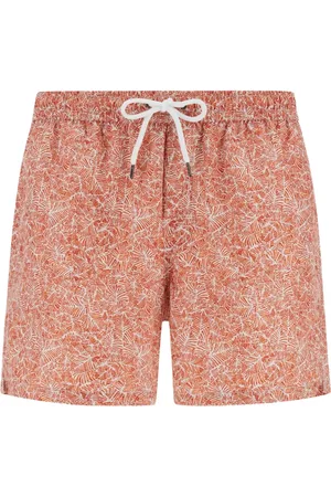 Boggi Milano Badeshorts mit botanischem Print