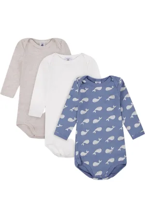 Petit Bateau Body aus Bio-Baumwolle (3er-Set)