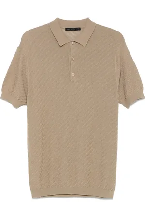 LOW BRAND Poloshirt mit Webmuster
