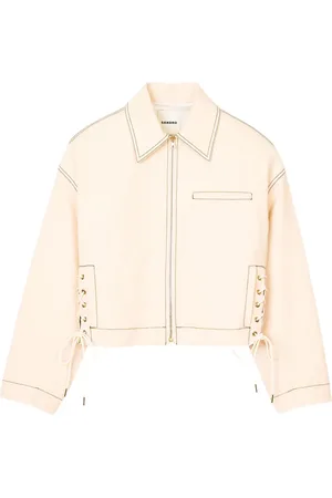 Sandro Jeansjacke mit Schnürung