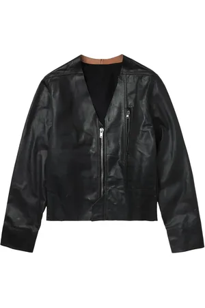 Rick Owens Klassische Lederjacke