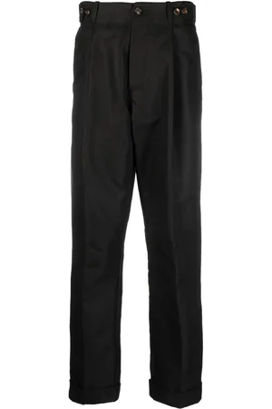 Roberto Cavalli Bundfaltenhose mit geradem Bein