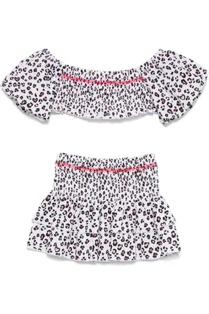 MONNALISA Rock-Set mit Leoparden-Print