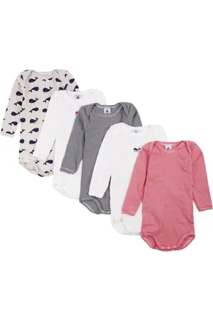 Petit Bateau Bodys mit Print (5er-Set)
