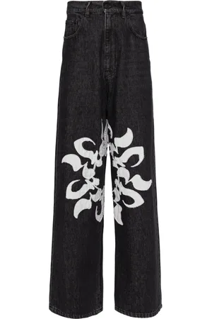 Kusikohc Jeans im Patchwork-Look