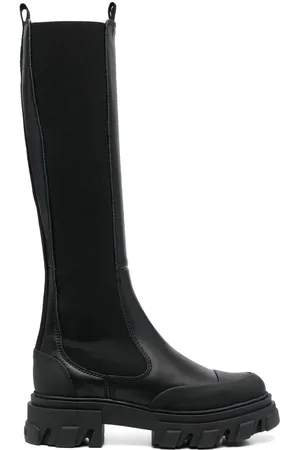 Ganni Kniehohe Chelsea-Boots