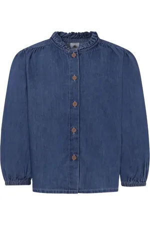 Petit Bateau Bluse aus Denim