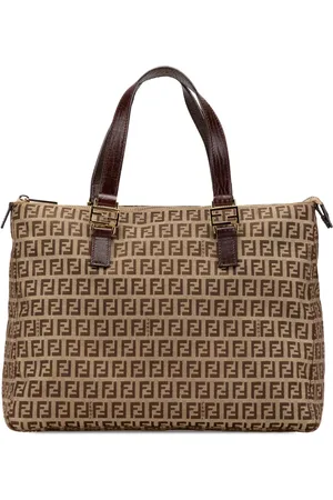Fendi 2000-2010 Zucchino Canvas Tote Bag