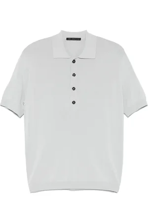 LOW BRAND Fein gestricktes Poloshirt