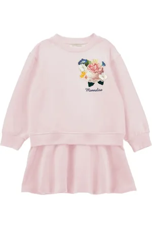 MONNALISA Kleid mit Blumenapplikation