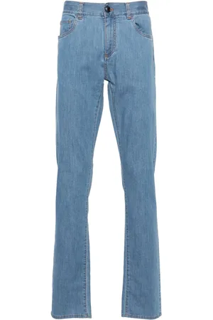 CANALI Halbhohe Slim-Fit-Jeans