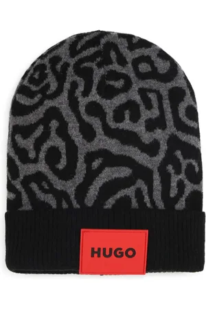 HUGO BOSS Mütze mit Logo-Applikation