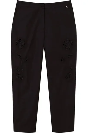 Twin-Set Hose mit Lochstickerei