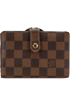 LOUIS VUITTON 2005 kleines Damier Ebene Porte Monnaie Billets Viennois Portemonnaie