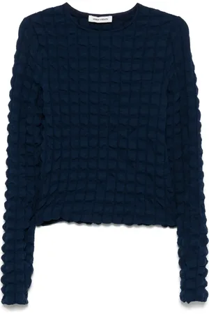 HENRIK VIBSKOV Bluse mit Waffelmuster