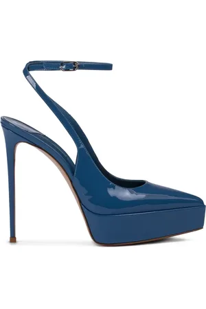 LE SILLA Uma Plateau-Pumps aus Lackleder 160mm