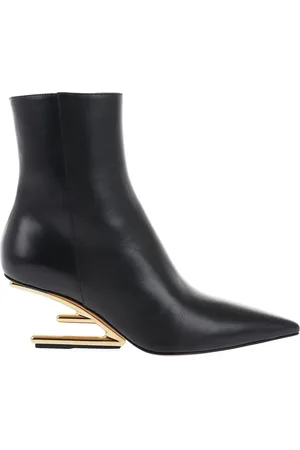 Fendi Stiefel aus Leder 90mm