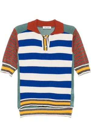 HENRIK VIBSKOV Poloshirt in Colour-Block-Optik