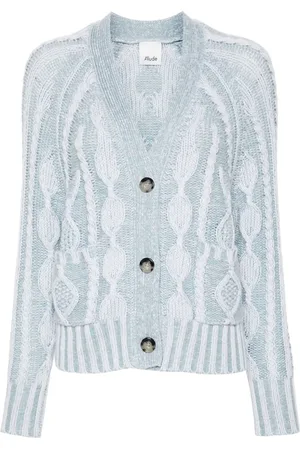 Allude Cardigan mit Zopfmuster