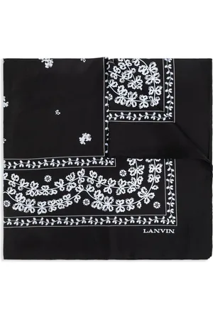 Lanvin Seidenschal mit Blumen-Print