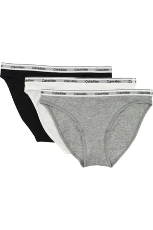 Calvin Klein 3er-Set Slips mit Logo-Bund
