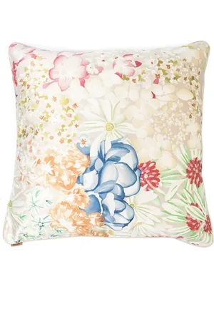 Missoni Eckiges Kissen mit Blumen-Print