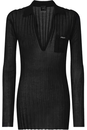 Pinko Geripptes Poloshirt
