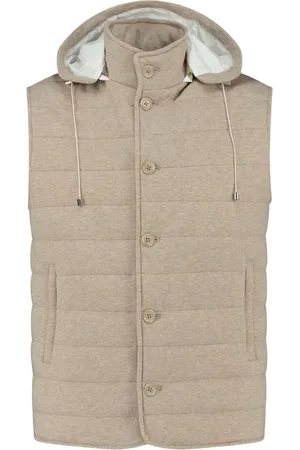 Doriani Cashmere Weste mit Kapuze