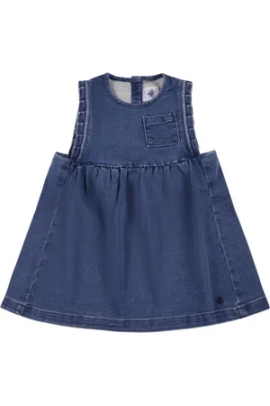 Petit Bateau Ärmelloses Jeanskleid