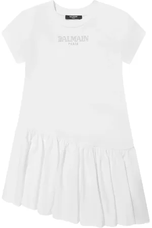 Balmain Kleid mit Rüschen