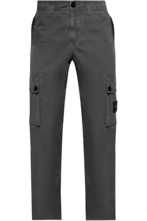 Stone Island Straight-Leg-Hose mit Logo