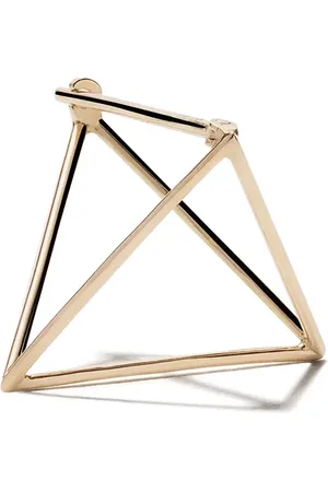SHIHARA 18kt Gelbgoldohrring in Pyramidenform