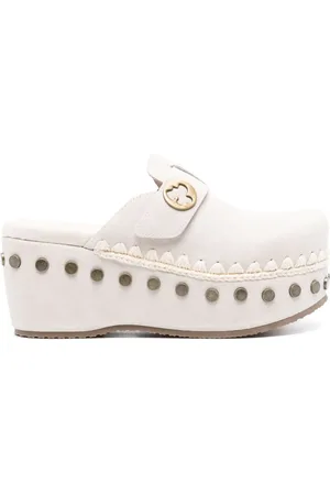Mou Clogs aus Wildleder 80mm