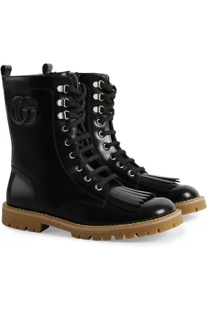 Gucci Schnürstiefel mit GG