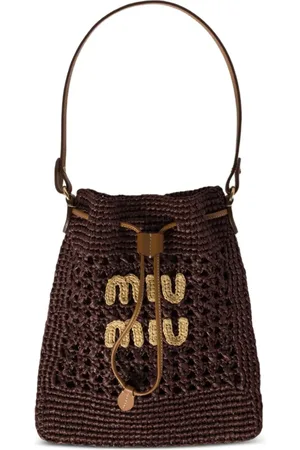 Miu Miu Gehäkelte Mini-Beuteltasche
