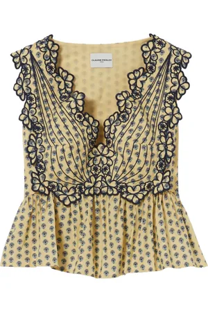 Claudie Pierlot Bestickte Bluse