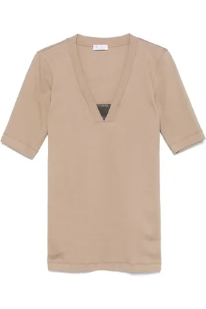 Brunello Cucinelli Oberteil mit Monili-Kettendetail
