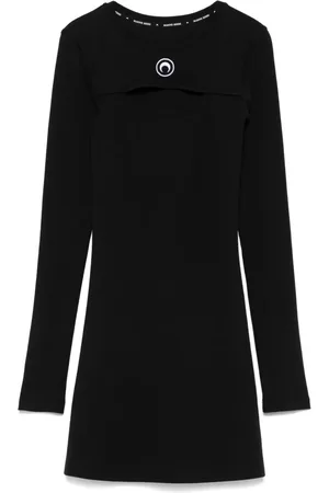 Marine Serre Moon Minikleid mit Cut-Out