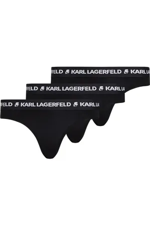 Karl Lagerfeld Set aus drei Slips mit Logo-Bund