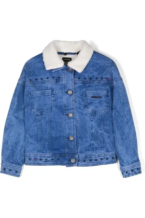 MONNALISA Jeansjacke mit aufgestickten Sternen
