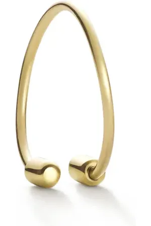 SHIHARA 18kt Twist Round 01 Gelbgoldohrring