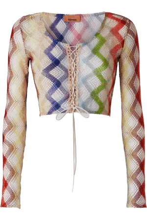 Missoni Oberteil mit Lochstrickmuster