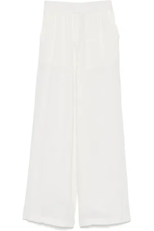 Kaos Leinenhose mit weitem Bein