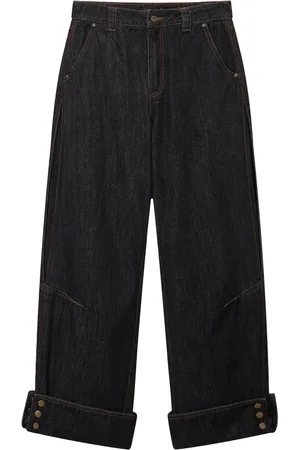 tout a coup Jeans mit umgeschlagenem Saum