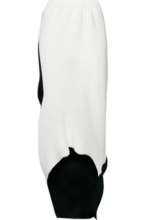 Issey Miyake Asymmetrischer Aerate Strickrock